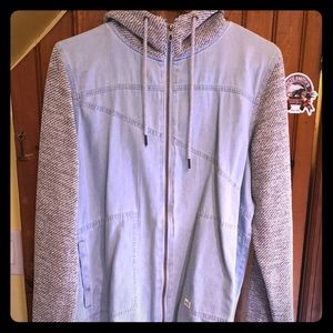 Volcom denim hoodie